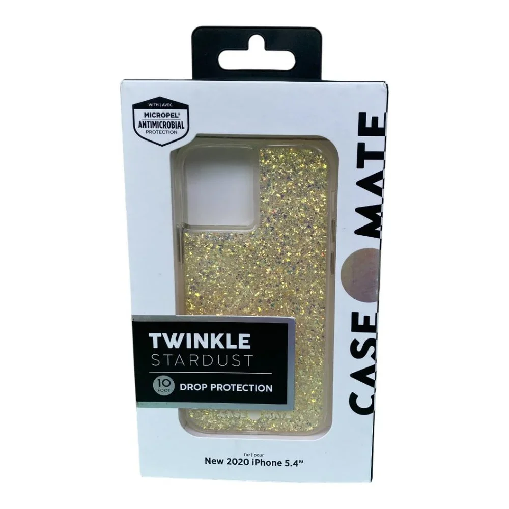 iPhone 12 Mini‎ Case Mate Twinkle Series Hybrid Case Stardust Gold